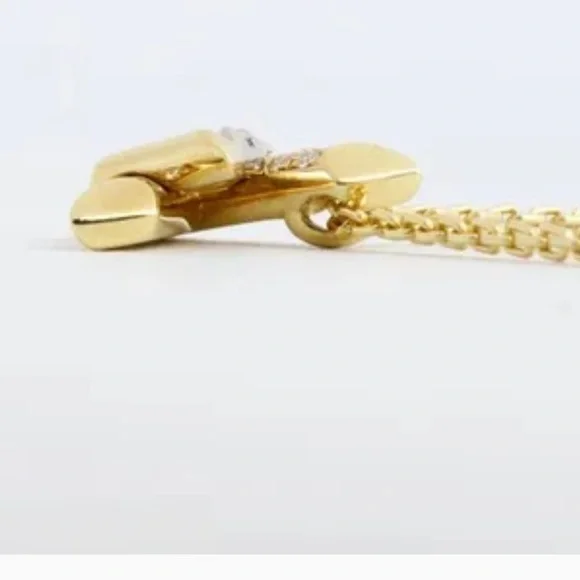 Louis Vuitton LV Volt 750 Gold and Diamond One Pendant Necklace - Picture 6 of 11